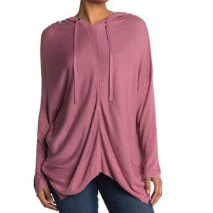 Brand New Women's Stitchdrop Tunic Hoodie Size Small Rhubarb G448